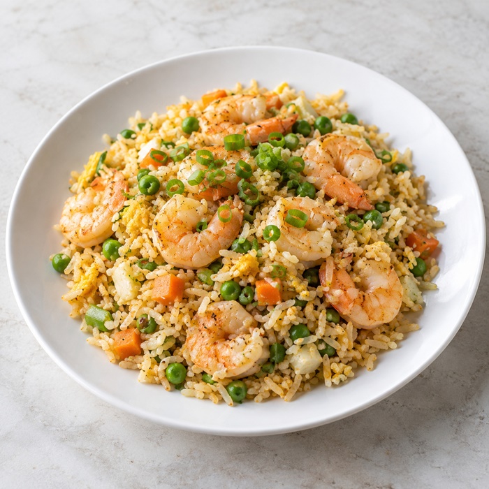 Cơm chiên tôm Vietnamese shrimp fried rice